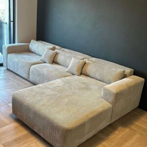 Minimalist L-Sectional Sofa
